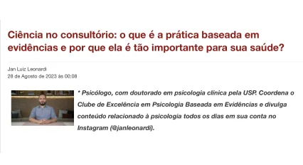 Ciência no consultório