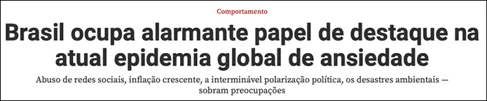 Print manchete de jornal